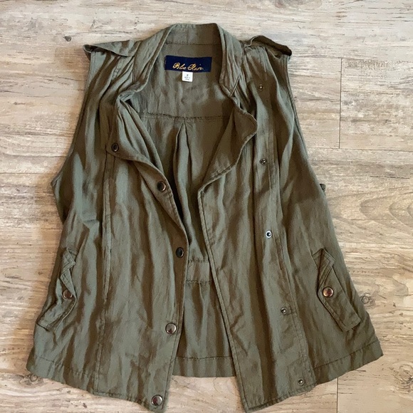 Blue Rain Jackets & Blazers - Vest